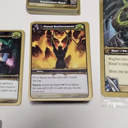 World of Warcraft WoW TCG Magtheridon's Lair Raid Deck Complete Treasure Pack... - Image 5