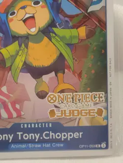 One Piece TCG Tony Tony.Chopper Store Tournament Judge Card OP11-053 - Image 4