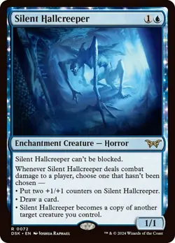 Silent Hallcreeper - Foil Light Play, English Magic the Gathering MTG Duskmourn: - Image 1