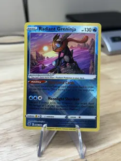 Radiant Greninja 046/189 - Pokemon TCG Astral Radiance Radiant Rare Card NM - Image 1