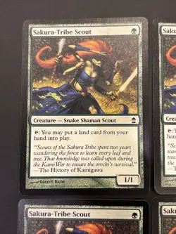 4x Sakura-Tribe Scout Saviors of Kamigawa MTG LP UP Magic Mtg - Image 2