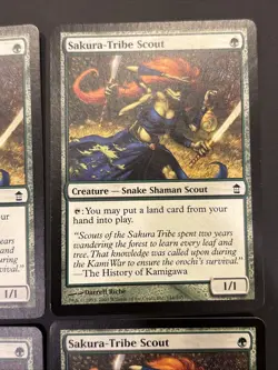 4x Sakura-Tribe Scout Saviors of Kamigawa MTG LP UP Magic Mtg - Image 3