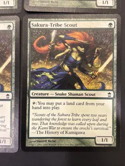4x Sakura-Tribe Scout Saviors of Kamigawa MTG LP UP Magic Mtg - Image 5