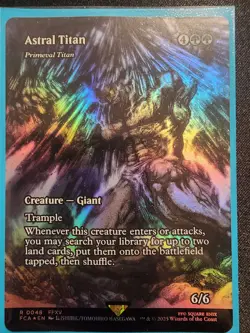 Astral Tiran - Primeval Titan (Showcase) Final Fantasy: Through the Ages Foil - Image 1