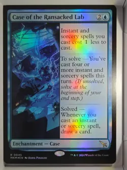 Case of the Ransacked Lab (Foil) - R45 - MTG - Murders at Karlov Manor (MKM) - Image 1