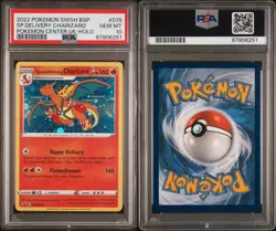 2022 Pokemon Black Star Promo Special Delivery Charizard Holo #SWSH075 PSA 10 - Image 3