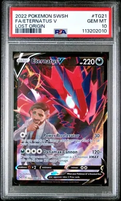 2022 Pokemon Eternatus V - Lost Origin - TG21/TG30 - PSA 10 Gem MT - Image 2