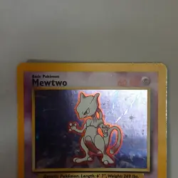 Pokemon TCG Mewtwo Base Set 10/102 Holo Rare. - Image 5