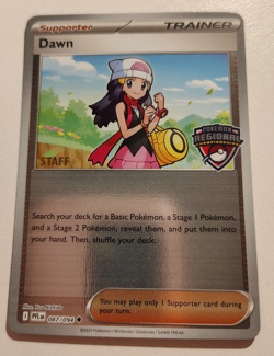 Dawn Regionals STAFF Promo | Phantasmal Flames PFL 087 Pokemon TCG NM - Image 2