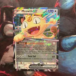 Pokemon Meowth EX 062/088 Double Rare Pokemon Perfect Order NM - Image 1