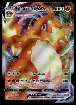 CHARIZARD VMAX - 020/189 Holo Rare VMAX Darkness Ablaze Pokemon LP - Image 1