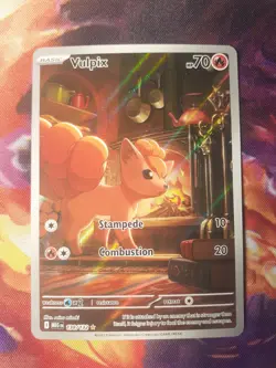 Vulpix - 138/132 - Pokemon Mega Evolution Illustration Rare Holo Lightly Played - Image 1