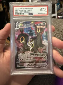 Umbreon VMAX TG23/TG30 Trainer Gallery Holo Pokemon 2022 Brilliant Stars PSA 10 - Image 1