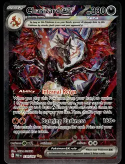 CHARIZARD EX - 234/091 Special Illustration Rare Paldean Fates Pokemon LP - Image 1