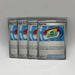 Pokemon TCG Perfect Order Poke Pad #081/088 Trainer Set Of 4 NM - Image 1