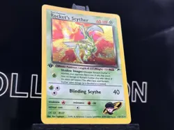 Pokemon TCG— Rocket's Scyther 13/132 Gym Heroes 1st Edition WOTC LP - Image 4