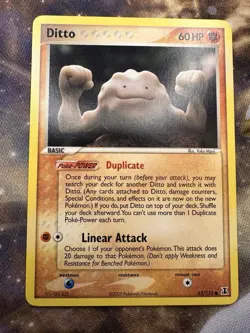 Pokemon Card TCG Ditto (Geodude) 62/113 Delta Species 2005 Regular MINTY - Image 1