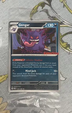Gengar - Comos Holo Gamestop Promo Pokemon Card POR 050/088 - Image 1