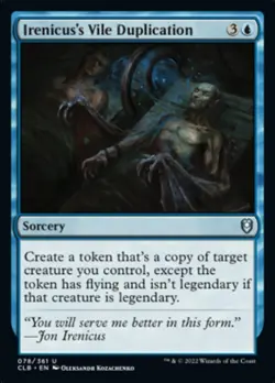 Irenicus's Vile Duplication (CLB 78) Near Mint - MTG single - Image 1