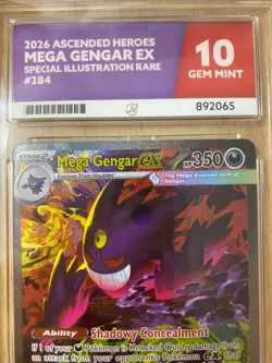 Pokemon mega gengar ex 2026 Ascended Hero’s Special Illustration Rare Card - Image 1