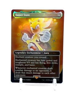 Secret Lair x Sonic: Super State 2081 ✨RAINBOW FOIL✨ Magic MTG - Image 1