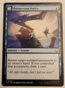 Boomerang Basics Avatar: The Last Airbender Regular Uncommon NM+ - Image 1