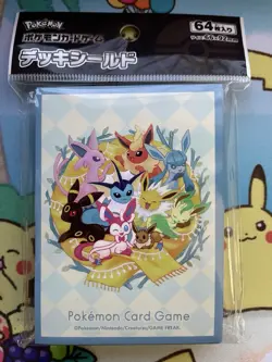 Pokemon Center Japan Terastal Festival Prismatic Evolutions Card sleeves 64 Ct - Image 1