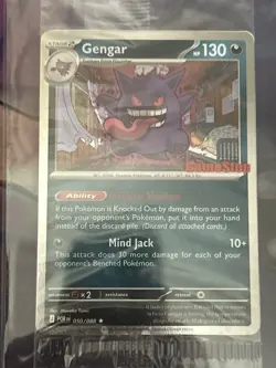 Pokemon TCG Perfect Order Gengar GameStop Exclusive Stamped Promo 50/88 Sealed - Image 1
