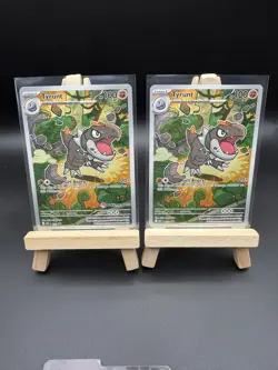 Pokemon Tyrunt Pokemon Center Stamp Black Star Promo & Regular NM - Image 1