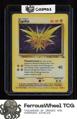 Zapdos 015/062 - Miscellaneous Cards & Products - Fossil Cosmos Holo (HP) - Image 1