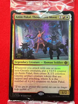 MTG Anim Pakal, Thousandth Moon - Prerelease Cards Sealed in original wrapper - Image 1