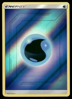 Pokemon Cards Water Energy HOLO Team Up Common NM - Image 1