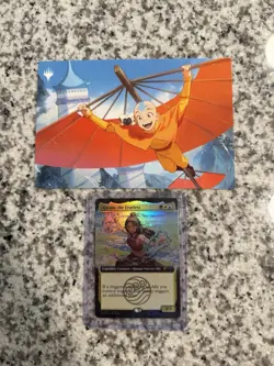 SDCC 2025 Magic The Gathering X Avatar Katara The Fearless Promo Card IN HAND - Image 1
