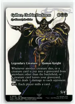 Golbez, Clad in Darkness - Syr Konrad, the Grim (Showcase) U FINAL FANTASY 10 NM - Image 1