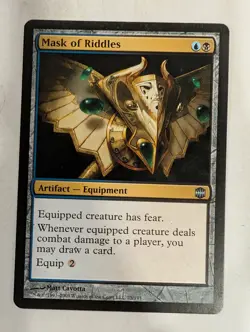 Mask of Riddles - Alara Reborn - Magic the Gathering MTG Nice! - Image 1