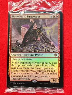 MTG Bonehoard Dracosaur - Prerelease Cards Sealed in original wrapper - Image 1