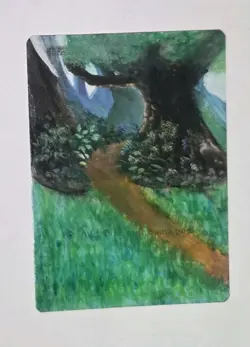 Magic the Gathering MTG Forest (377) Fourth Edition ALTERED - Image 1