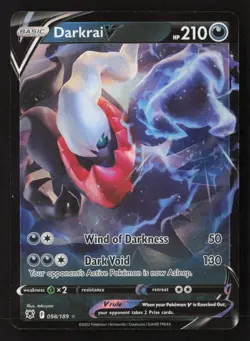 Darkrai V Ultra Rare Holofoil SWSH10 098/189 NM Pokemon TCG - Image 1