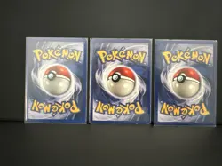 Pokemon Base Set Lot Pikachu Charmander Bulbasaur Vulpix Ponyta WOTC 1999 - Image 3