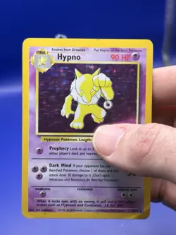 Pokemon Hypno Holo Rare Fossil 90 HP Stage 1 8/62 Wizards 1999 Unlimited - Image 4