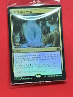 MTG Can't Stay Away Innistrad Midnight Hunt Prerelease Promo Sealed - Image 1