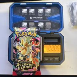 Extremely HEAVY Pokemon TCG Ascended Heroes 22.85g Heavy Sealed Booster Pack - Image 1