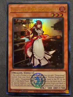 Kitchen Dragonmaid BLMM-EN058 Ultra Rare NM 1st Edition Yu-Gi-Oh! - Image 1