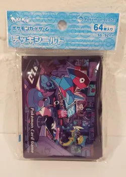 Night Arcade Pokemon Center TCG Card Sleeves 64 count - Japanese Exclusive - Image 1