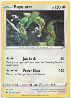 Rayquaza - - SWSH029 SWSD Promo SWSH: Sword & Shield Promo Cards NM - Image 1
