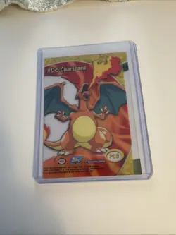 Charizard #06 PC3 Topps Blue Label TV Animation Clear Card Pokemon - Image 2