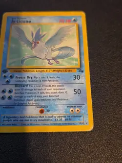 Pokemon TCG Articuno Fossil 17/62 1st Edition Non-Holo Rare Card HP - Image 3