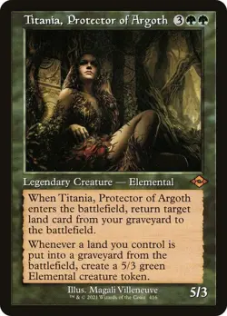 Titania, Protector of Argoth Retro Modern Horizons 2 NM MTG - Image 1