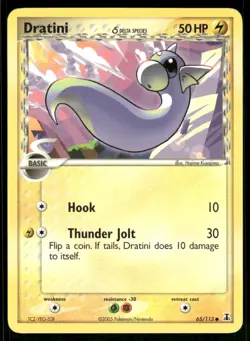 Pokemon Cards Dratini 65/113 Delta Species Common LP - Image 1