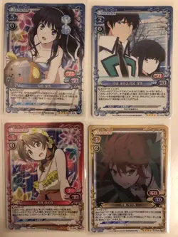 4x Mahouka Irregular At Magic High School Precious Memories Cards All Holo Foils - Image 1
